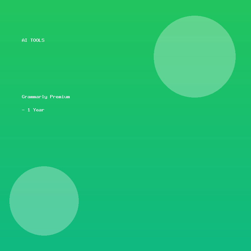 Grammarly Premium - 1 Year