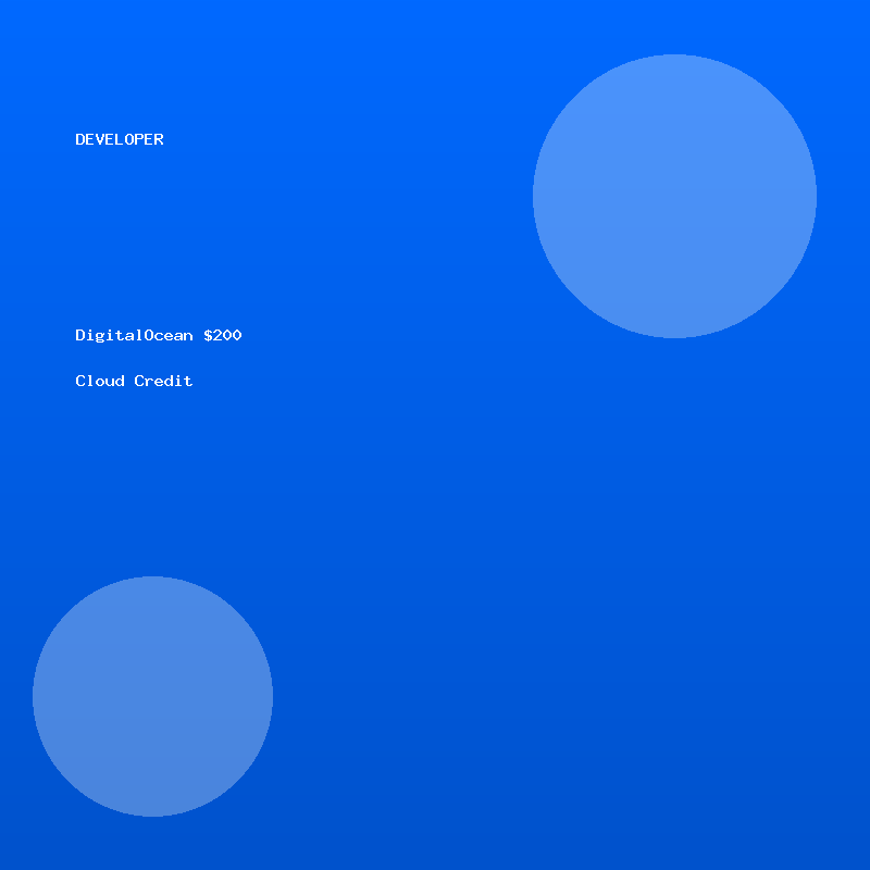 DigitalOcean $200 Cloud Credit