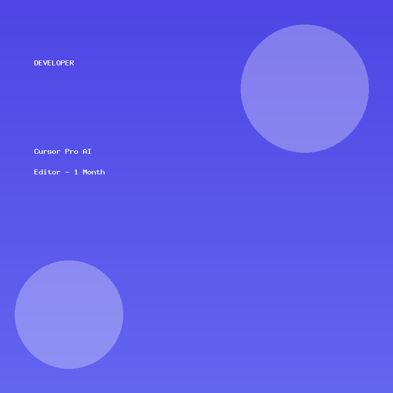 Cursor Pro AI Editor - 1 Month