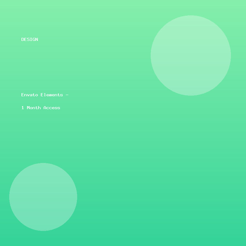 Envato Elements - 1 Month Access