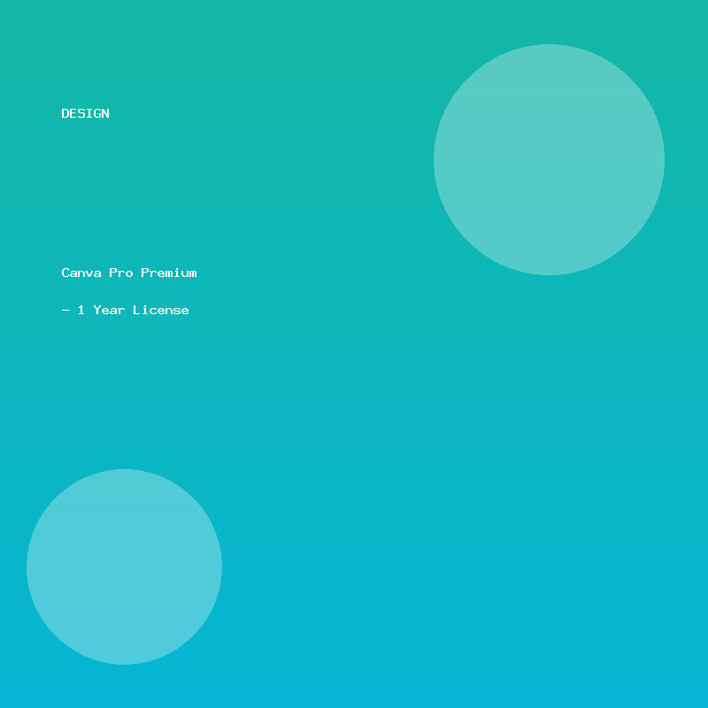 Canva Pro Premium - 1 Year License