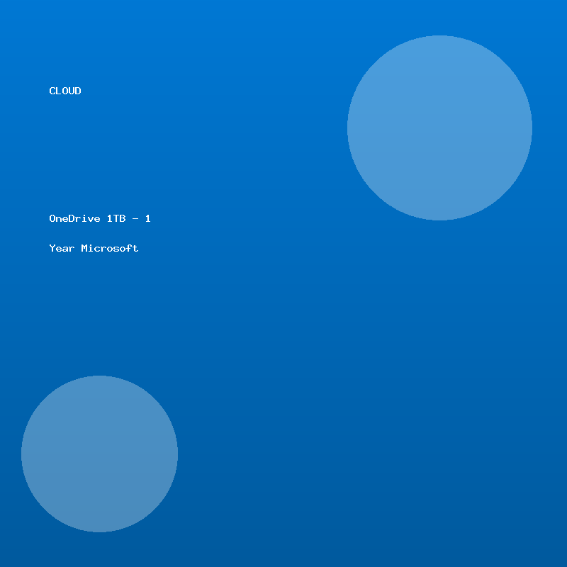 OneDrive 1TB - 1 Year Microsoft