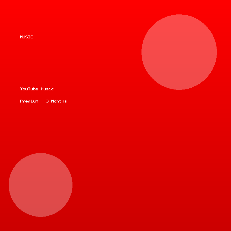 YouTube Music Premium - 3 Months