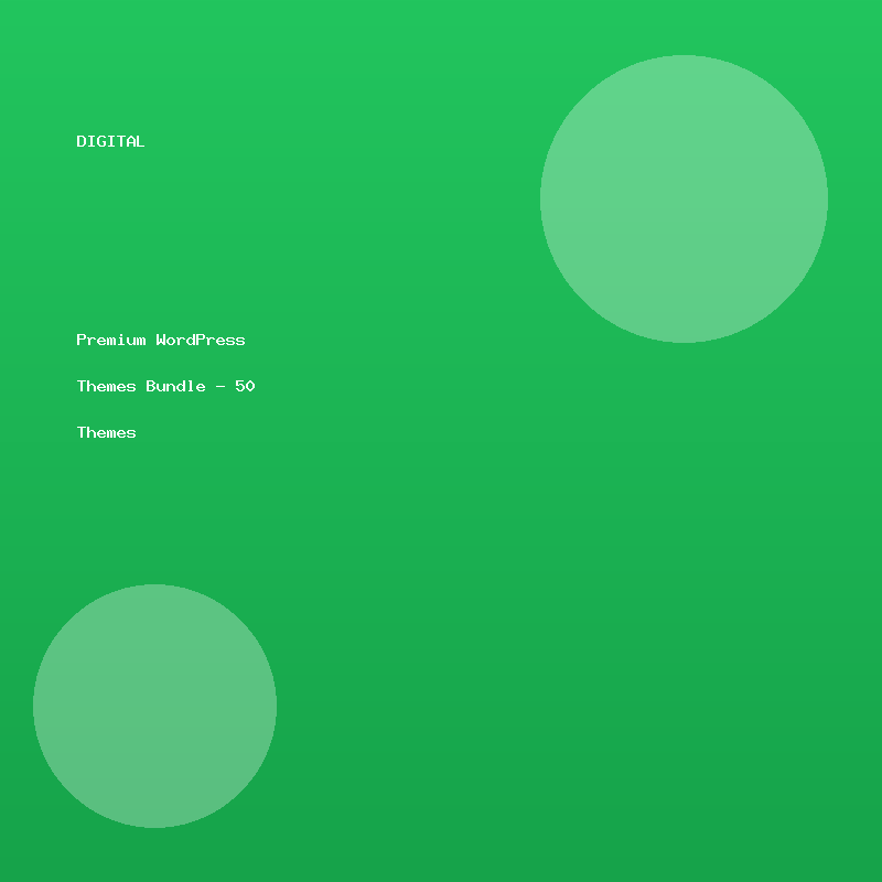 Premium WordPress Themes Bundle - 50 Themes