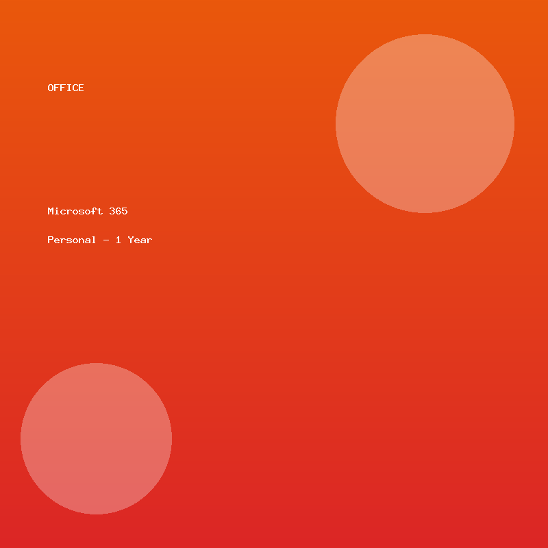 Microsoft 365 Personal - 1 Year