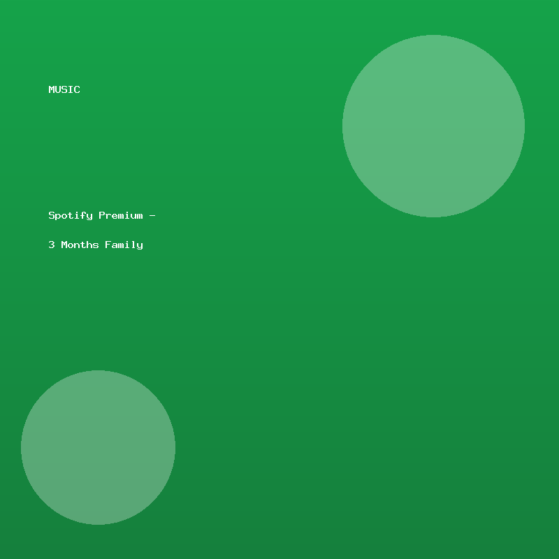 Spotify Premium - 3 Months Family